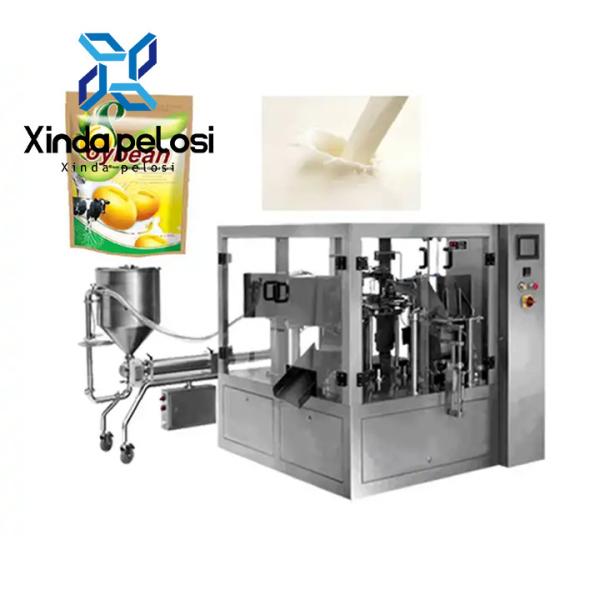 Cheap Automatic 220V/380V Liquid Doy Pack Filling Machine For Tomato Sauce Chilli Paste Spice for sale