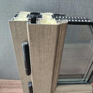 Sound Heat Proof Wind Resistant Broken Bridge PVC Profile Aluminum System Window Frame