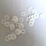 China Semi White Silicone Spacer Seal Transparent Mould Die Cutting For Machine Parts for sale