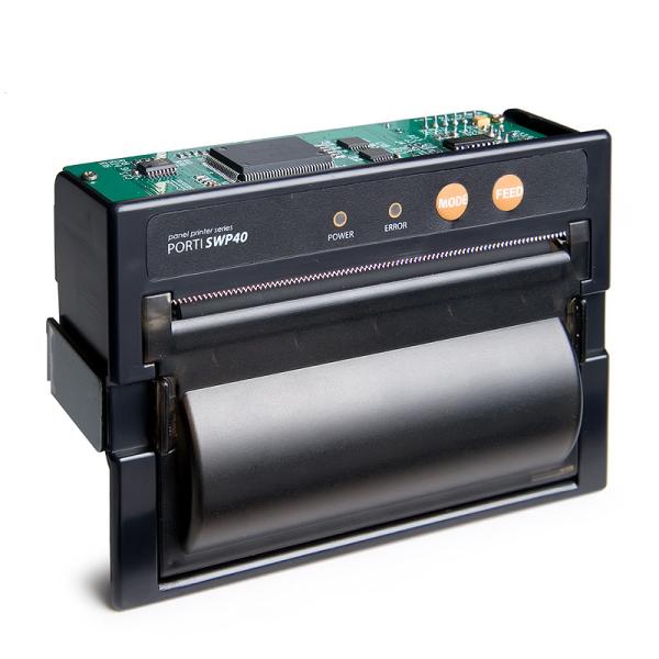 Cheap 3 Inches Ticket Panel Embedded Thermal Printer Rack Mount High Resolution for sale