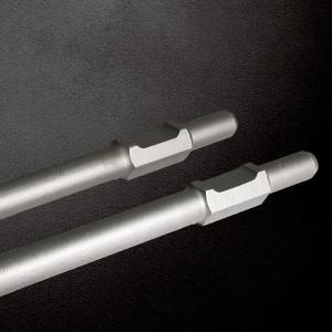 China 30mm 40mm 410mm Hex Flat Point Chisels，for the breaking work on brick wall and high hardness concrete on sale