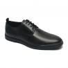 Anti Odor Breathable Mens Black Lace Up Leather Shoes for sale