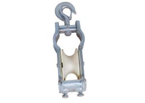 Best 0.5T- 2T Dual Purpose Wire Rope Pulley Block , Aerial Cable Rope Pulley Block wholesale