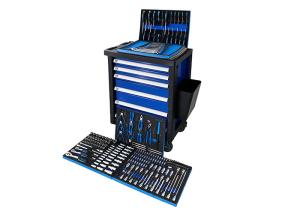 China ISO9001  7 Drawer Interlocking  27 Inch Rolling Tool Chest , Workshop Trolley Cabinet on sale