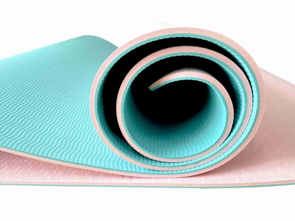 Cheap Unisex Yoga Exercise Mat Thick Non Slip Fitness Mats With Elastic Strap for sale
