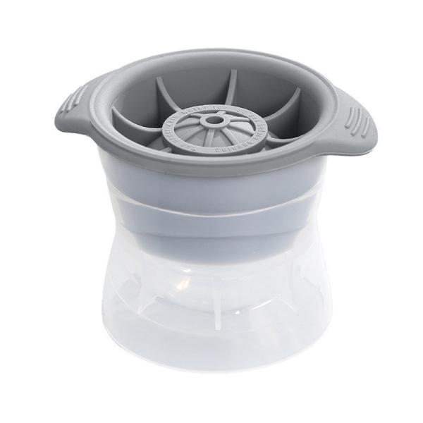 Silicone Freezer Press Sphere Ice Ball Maker Mold Large Round For Whisky Scotch Cocktail Drinks Ice Balls