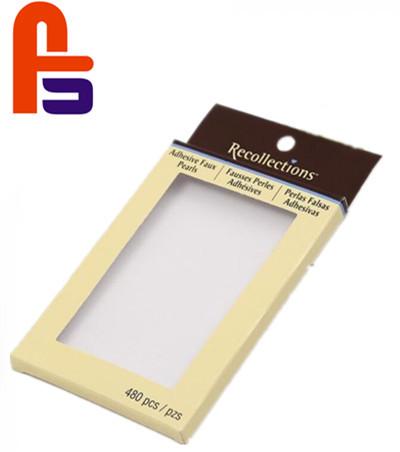Cheap Simple Design Durable For Mobile Case Cardboard Box With Clear Window for sale