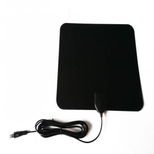 China High Powered ABS F Male IEC USB Connector Indoor HDTV Amplified Antennas on sale