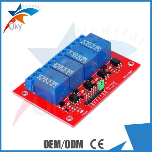 Cheap 4 Channel Relay Module For Arduino 5V / 12V With 1 Year Warranty for sale