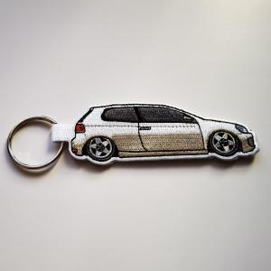 Best Embroidery Twill Fabric Custom Car Keychains Remove Before Flight Keychain wholesale