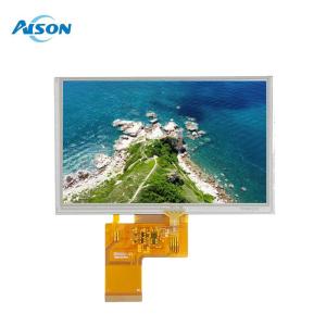China 5 Inch TFT LCD Display With Resistive Touch Panel 800x480 RGB 40 Pin Interface on sale