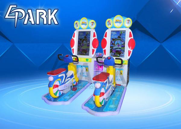 Cheap Fun Riding Arcade Kids Coin Operated Game Machine With High - definition LCD Screen for sale