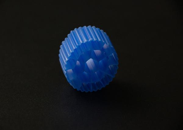 Cheap 19 Rooms PE05 HDPE Material MBBR Filter Media Blue Color for sale