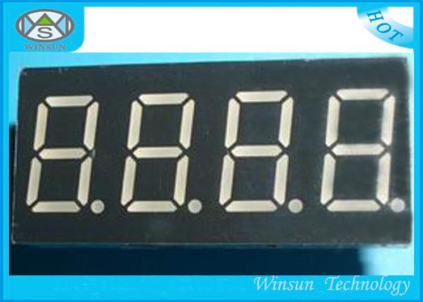 Cheap Eco Friendly 4 Digit 7 Segment Led Display With 0.8 Inch Height , SGS Certification for sale
