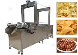 Best Automated Snacks Frying Machine , Continuous Corn Chips Conveyor Fryer Machine wholesale