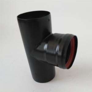 Best 90 Degree Tee Pellet Stove Flue Pipe With Branch Spigot For Fireplace wholesale