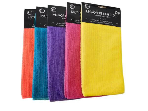 Cheap Daily Double Sided Microfiber Cleaning Cloths  Universal Stripe Towel 30x30cm for sale