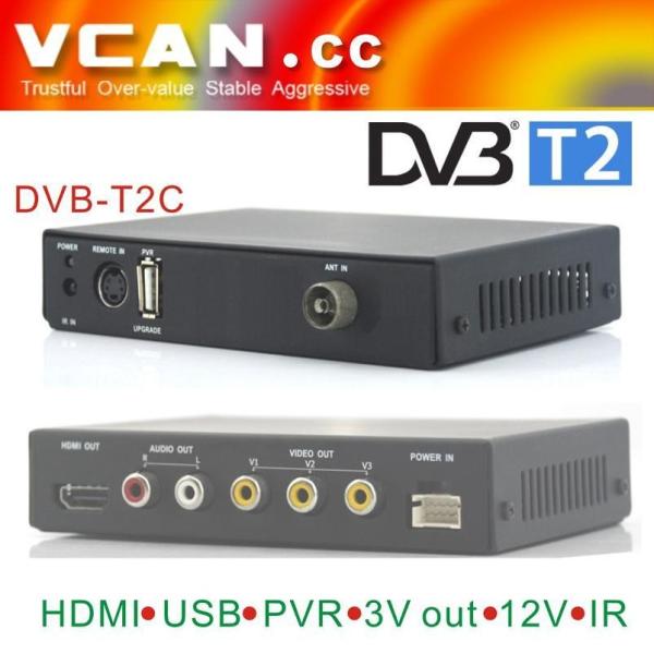 Cheap DVB-T2C decoder mobile digital car DVB-T2 TV receiver tuner DVB-T2 STB DVB-T2 modulator for sale