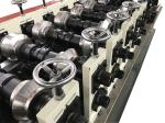 Two line Stud and track Omega profile roll forming machine with servo motor