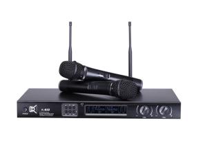 Best Wireless Collar Microphone Digital Audio Processor Karaoke Speaker Systems Dual Channel wholesale
