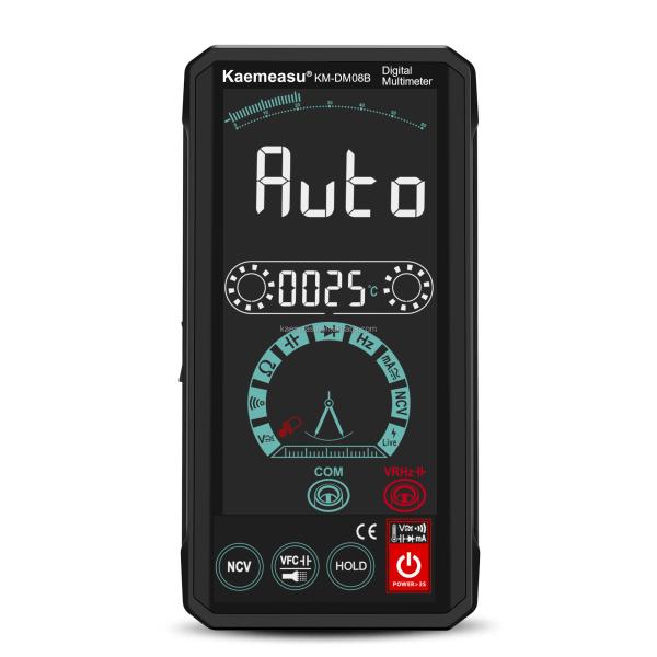 Cheap Intelligent Human Machine Interaction Multimeters LCD Color Display Voltage Tester Rechargeable Smart Digital Multimetro for sale