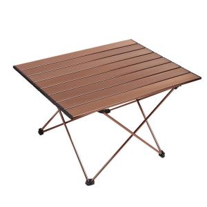 China 68CM PE Rollup Picnic Portable Folding Camping Table Water Resistant on sale