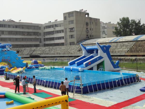 Cheap Rectangular Metal Frame Pool for sale