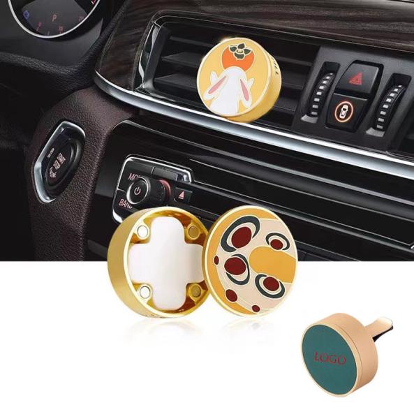 Cheap Custom Logo Car Perfume Diffuser Vent Clip Enamel for Car Aromatherapy for sale