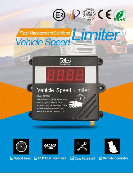 Cheap Waterproof GPS Track Tamperproof Mechanical Speed Limiter for sale