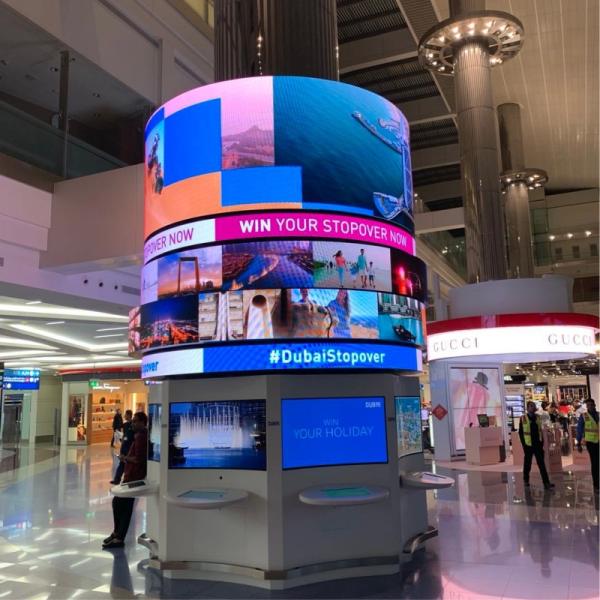 Cheap High Contrast Flexible LED Display Screen IP20 Protection Class for sale