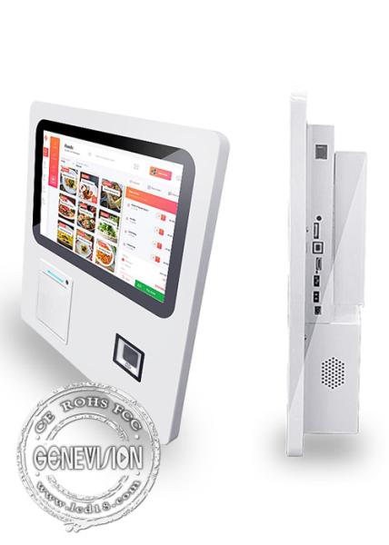 Cheap 15.6 Inch Self Service Payment Machine Kiosk With QR Code Scanner for sale