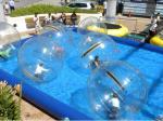 Adults Floating Inflatable Water Pool / Boat Swimming Pool For Amusement Park