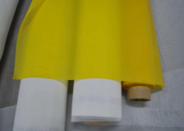 Cheap 460 Mesh Yelllow Polyester Screen Printing Mesh For Electronics Printing for sale