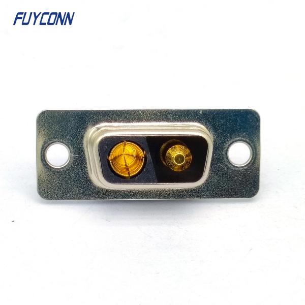 Cheap Female 2V2 D-SUB Connector , 2pin High Power Connector for sale