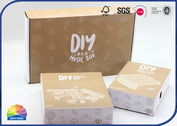 Cheap CMYK Customized Corrugated Packaging Box Matt Lamination for sale