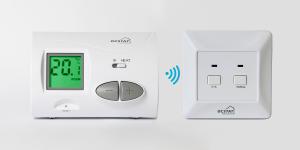 Non - Programmable Wireless Thermostat , Temperature Controlled Thermostat underfloor system