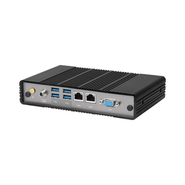 Cheap Intel Atom E3940 DDR3L 8GB Industrial PC Dual LAN Dual COM Fanless Mini Computer for sale