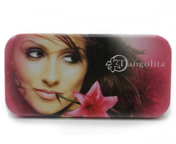 Cheap Empty Rectangle Lip Gloss Tin Box for sale