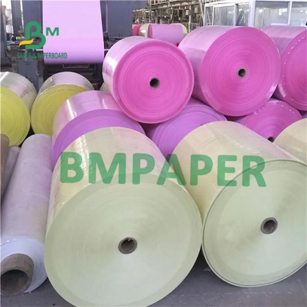 Cheap 50 - 60g NCR Roll Carbonless Copy Paper CF CFB CB Paper 240mm 610mm 860mm Wide for sale