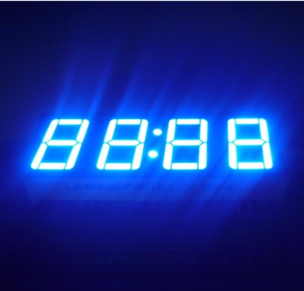 Cheap Ultra Blue LED Clock Display 0.56"  , Led 4 dight 7 Segment Display 50.4*19*8MM for sale