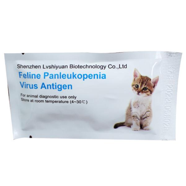 Cheap GMP Feline Panleukopenia Virus Antigen Pet Rapid Test Kit 10Tests/Kit FPV for sale