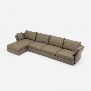China Modern Style Sectional Sofa L Shape Couch With Chaise Lounge Hotel Sofa Set on sale