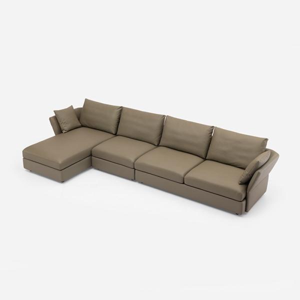 Cheap Modern Style Sectional Sofa L Shape Couch With Chaise Lounge Hotel Sofa Set for sale