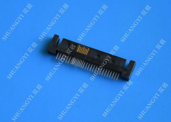 Cheap Server Serial Attached SCSI Connector , Rectangular SMT 12G / 6G SATA  SAS Connector for sale