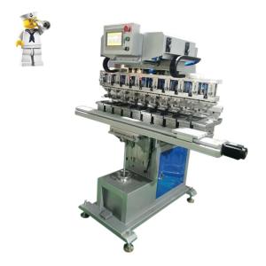 10 Color Servo Shuttle Pad Printer Machine 4x8 plate PLC touch screen control