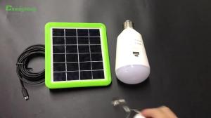 China Outdoor LED Solar Bulb Portable Solar Lamp Moving Hanging Emergency Energy Saving Camping Tent Light Solar Lighting on sale
