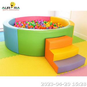 Best Orange Round Ball Pit Pool Game Playground Children Slide Indoor Soft Play wholesale