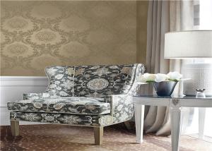 China pvc vinyl project wallpaper new design classice damask washable hotel homedeco on sale