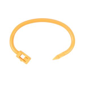 China 82mm Long Lasting Perment Bull Nose Ring In Yellow For Nose Piercing on sale
