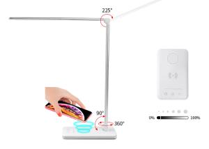 Best Qi Standard Foldable 5V Led Desk Lamp Wireless Charger wholesale
